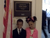 Zachary & Aspen Outside of Lewis Office